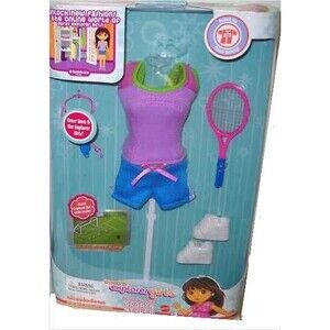 NEW NICKELODEON, DORA'S EXPLORER GIRLS DOLL CLOTHES "SPORTS STYLES"